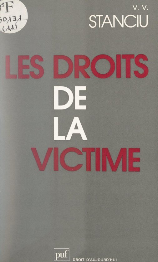 Les droits de la victime - cover