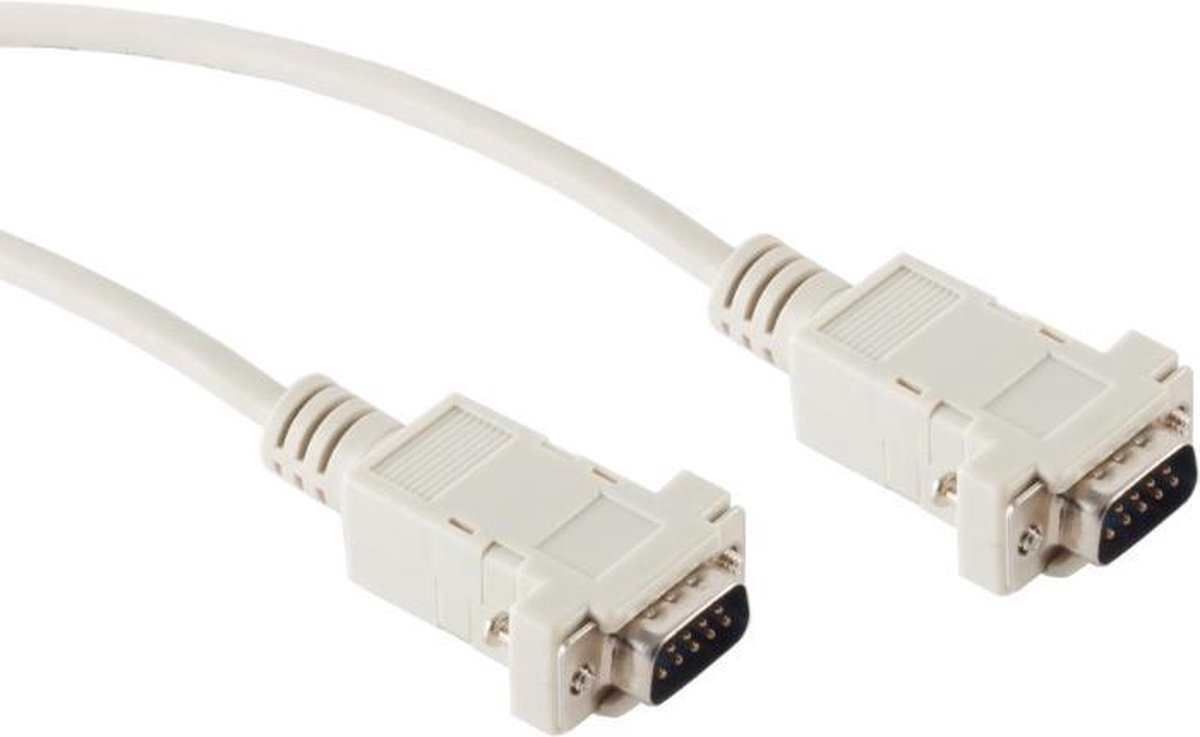 Seriële RS232 kabel 9-pins SUB-D (m) - 9-pins SUB-D (m) - 5 meter | bol.com