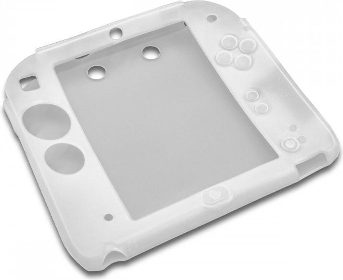 Siliconen beschermcover voor Nintendo 2DS / wit
