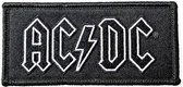 AC/DC Patch Logo Zwart