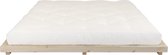 Dock Bed 180 W. Double Latex Mat Clear lacquered Natural