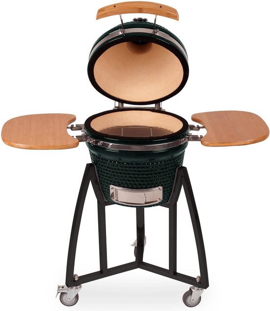 Patton Kamado Keramische Barbecue – 16” / Ø32,5 cm grilloppervlak – met  onderstel | bol.com