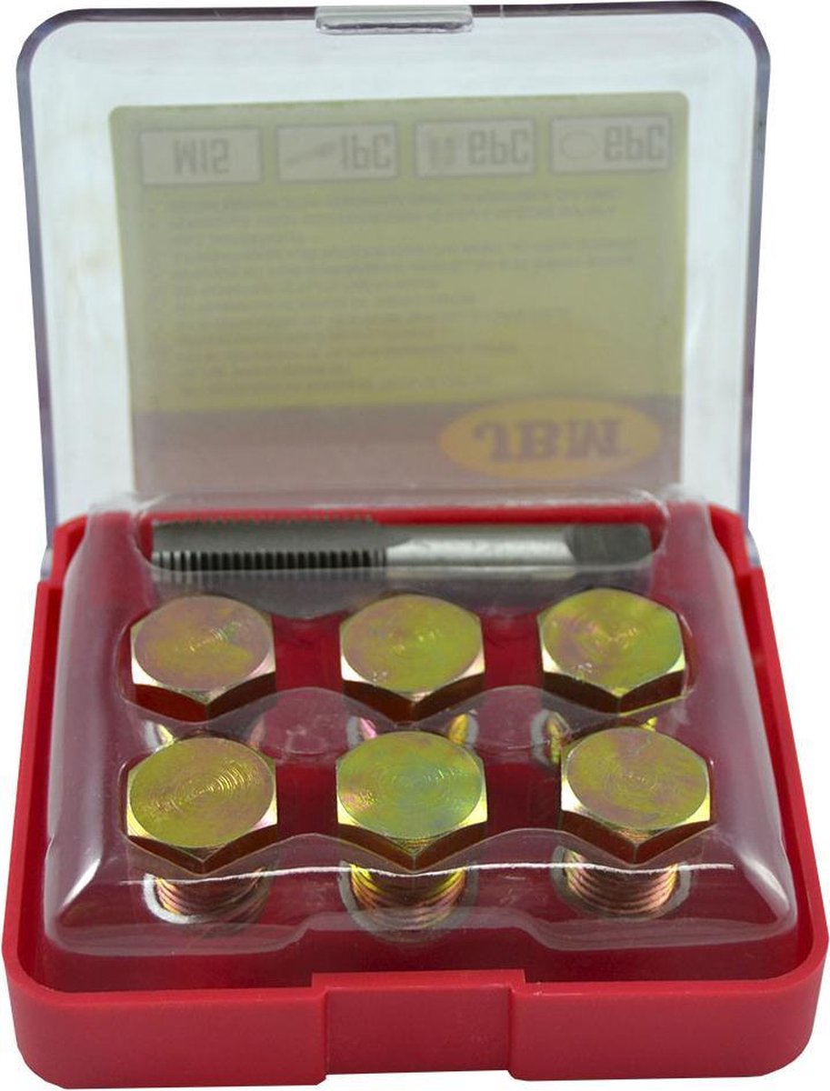JBm Tools | Schroefdraad reparatieset olie aftapplug ( M-15 )