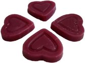 Waxmelts Braambes - Rood - Hart - 4 x 4 x 1 cm - Set van 20