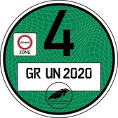Milieusticker voor Duitsland - Euro-4 - Groen