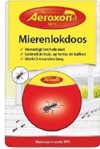 AEROXON Ant Bait Box - Efficace contre les larves de fourmis et les fourmis noires de route - Fonctionne 3 mois - 1 boîte d'appâts
