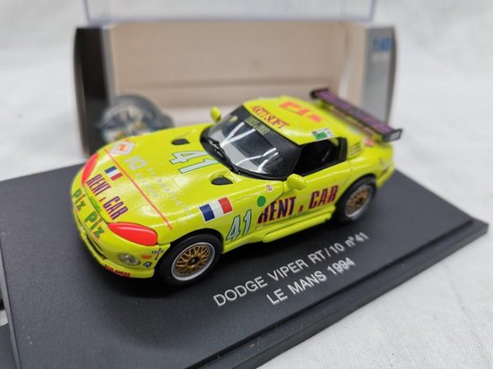 Miniature Dodge Viper RT N°41 – 24h Du Mans 1994 – Eagle 361000 – Échelle 1/43 (Occasion, Bon État)