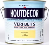 Hermadix Houtdecor Verfbeits Dekkend - 2,5 liter - 608 Zonnegeel