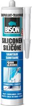 Bison Siliconenkit Sanitair Koker - Grijs/Transparant - 310 ml