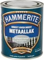 Hammerite Metaallak Structuur - Zilvergrijs - 750 ml