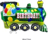 ballon trein happy birthday