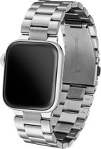 Horlogebandje Stalen  - Ook geschikt voor Apple Watch - Zilver - 42/44mm