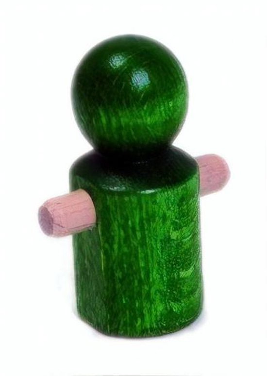 Thumbnail van een extra afbeelding van het spel nic houten speelgoed MB Laufmännchen grün