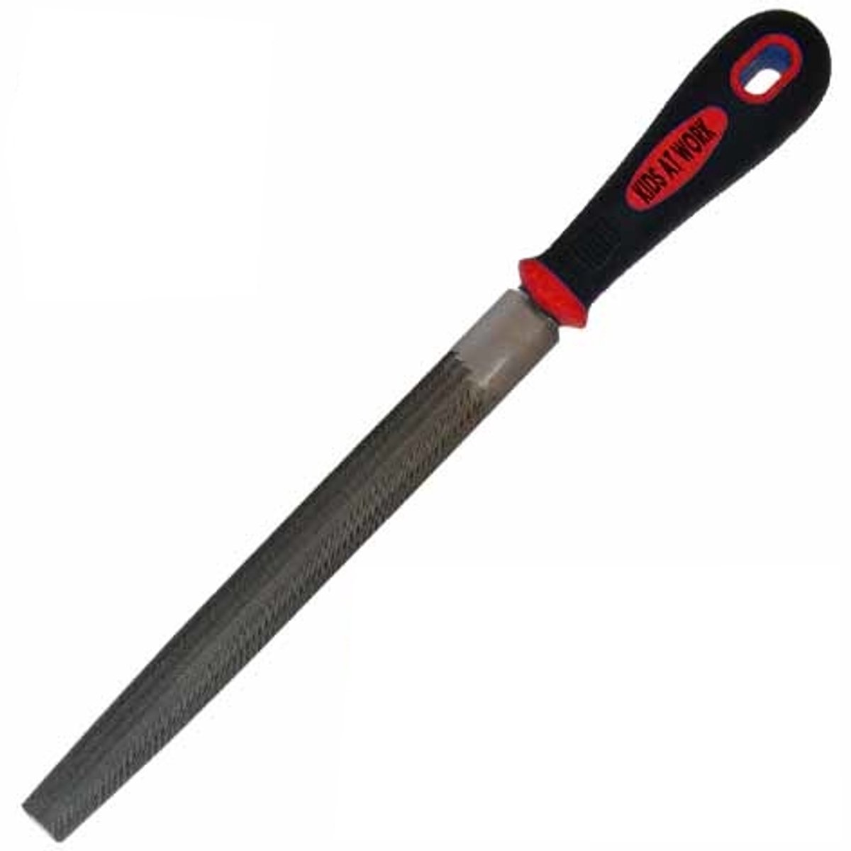 Kids At Work Vijl Halfrond Rood 23,5 Cm