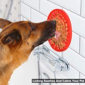 Langzaam eten- Slow feeding-Feeder- Voer mat- Lik mat-Honden afleidings pad- Hond- Kat - 15 cm-  Poes- douchehulp- Hond onder de douche- Douchen- Borstelen- Kammen-Verzorging hond-