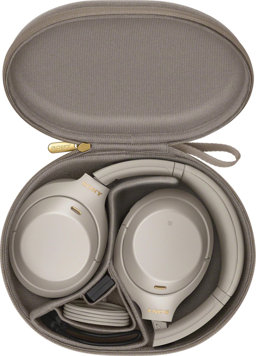 Sony WH-1000XM4 - Draadloze over-ear koptelefoon met Noise Cancelling -  Zilver | bol.com