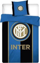 Inter Milan Dekbedovertrek - Eenpersoons - 140 x 200 cm - Blauw