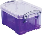 Really Useful Box visitekaarthouder 033 liter transparant paars