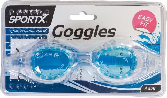 Lichtblauwe anti chloor zwembril voor volwassenen - Zwemspullen -  Zwembrillen/duikbrillen | bol.com