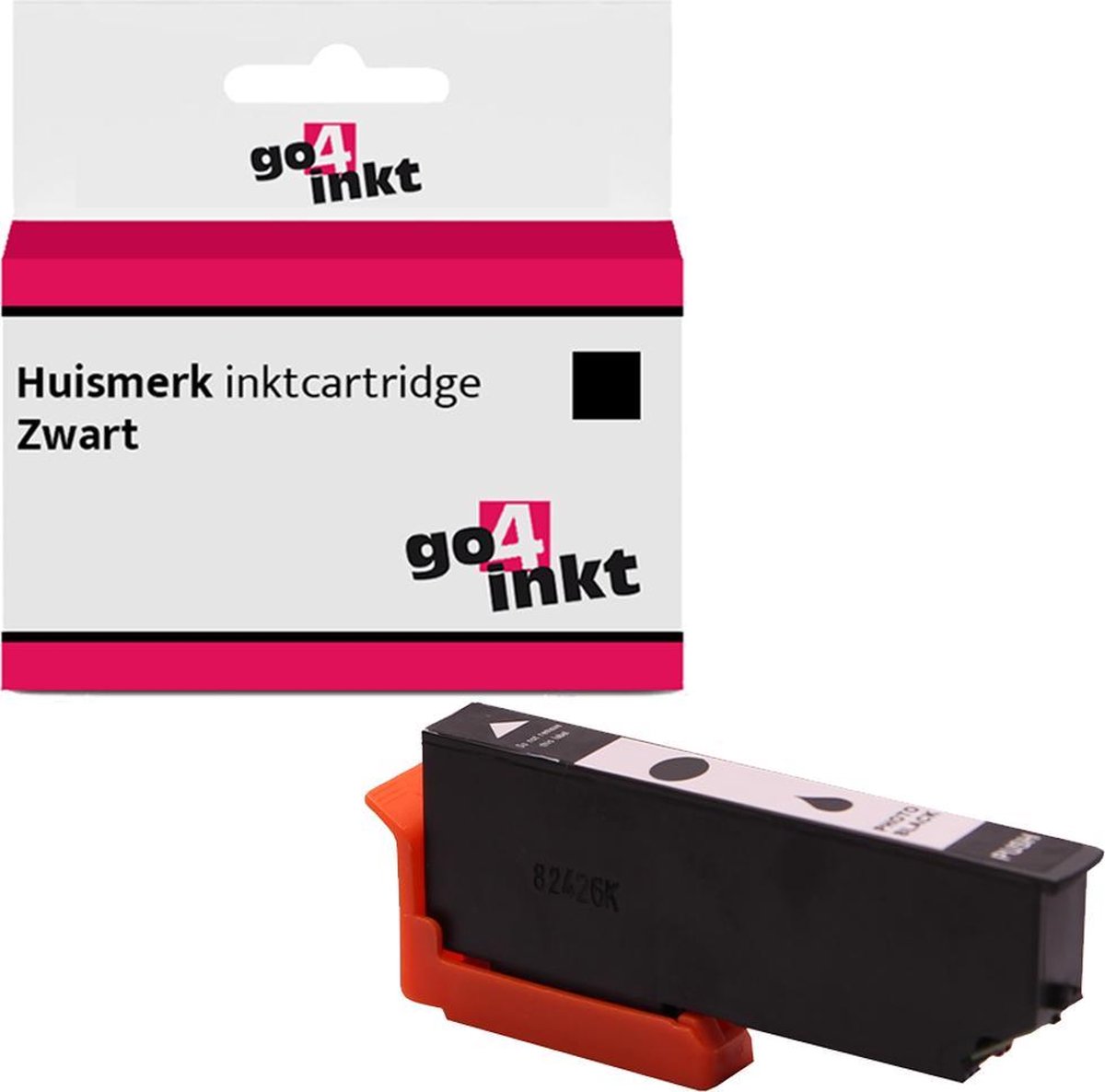 Go4inkt compatible met Epson T26XL pbk inkt cartridge photo zwart