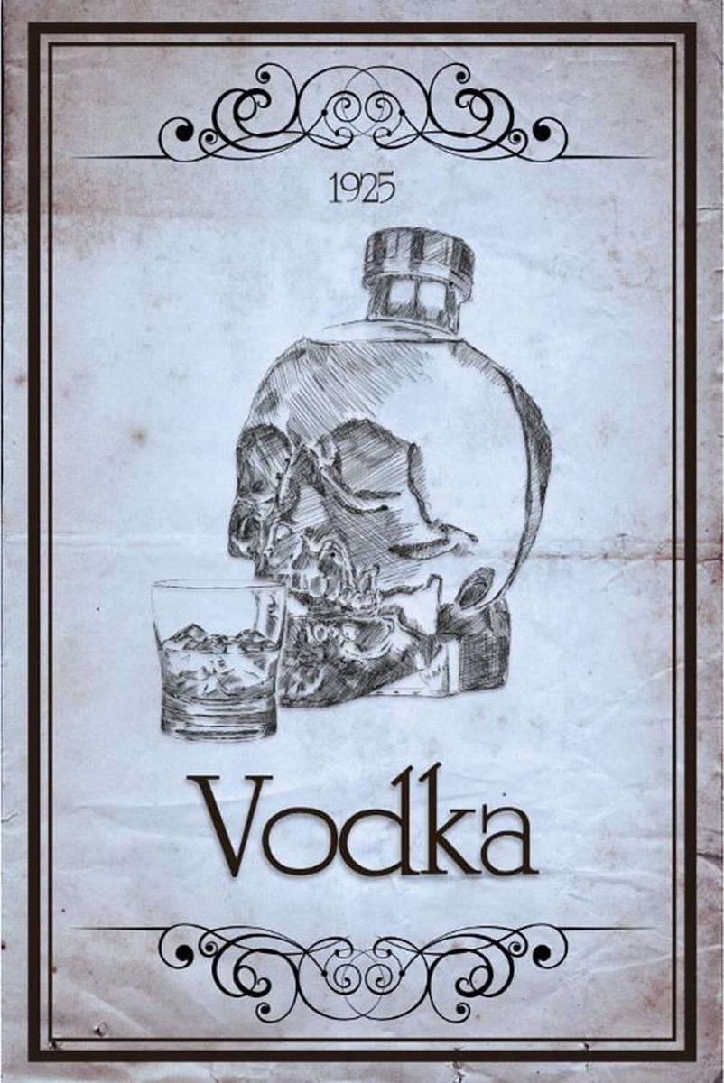 Wandbord - Vodka