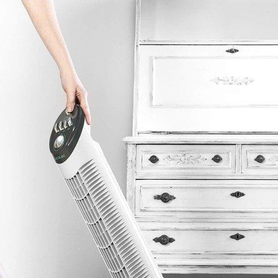 Cecotec Stille torenventilator - Toren ventilator staand - Timer - Wit