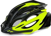 R2 - Pro-Tec Fietshelm - Zwart/Geel - Maat M (56 - 58cm)
