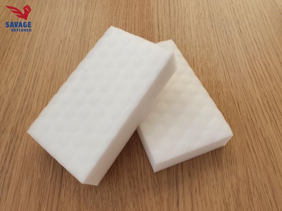 Foto: Wonderspons 10 pack extra sterk normaal formaat 100x60x20mm scheurt niet melamine spons schoonmaakspons vlekkenspons keukenspons magic sponge magische spons