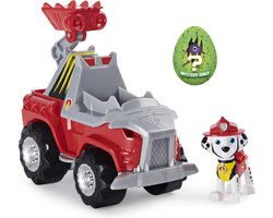 PAW Patrol Dino Rescue - Marshall met verrassingsdinofiguur - Speelgoedvoertuig met actiefiguur