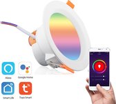 Eyzo Slimme WIFI RGB inbouwlamp| 16 Miljoen Kleuren | 10W, E27 LED verlichting