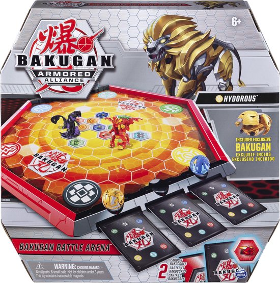Thumbnail van een extra afbeelding van het spel Bakugan -gevechtsarena, speelbord met exclusieve Gold Hydorous , vanaf 6 jr.