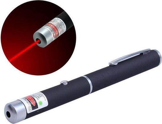 Productie In detail voor mij LZ - Laser Pointer 5Mw Rood Stip - Laserlicht Pen Laser Meter 650Nm - Rode  Lazer Pen +... | bol.com