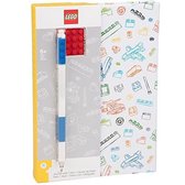 Lego notitieblok - met Lego pen - Wit