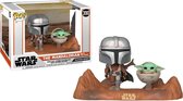 Star Wars The Mandalorian With The Child Baby Yoda Funko Pop 390