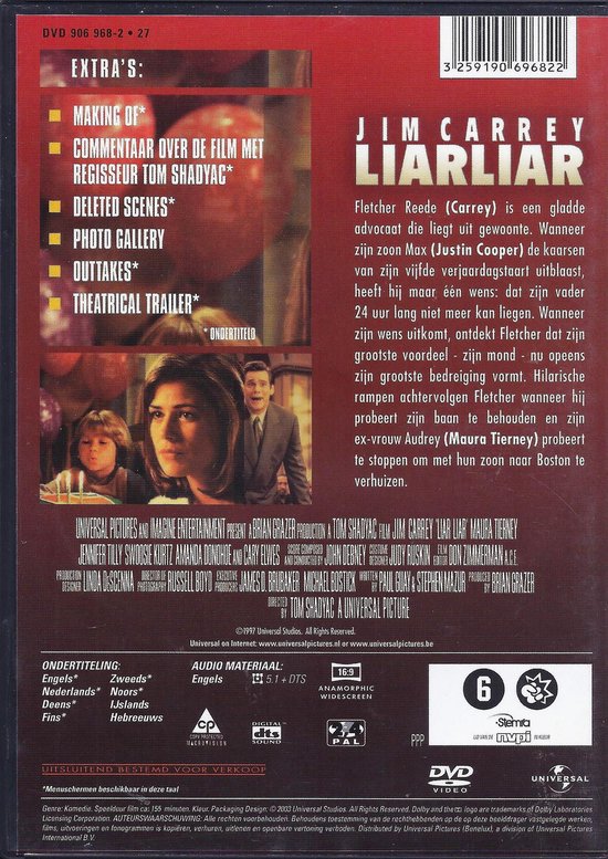 Bol Com Liar Liar D Dvd Maura Tierney Dvd S