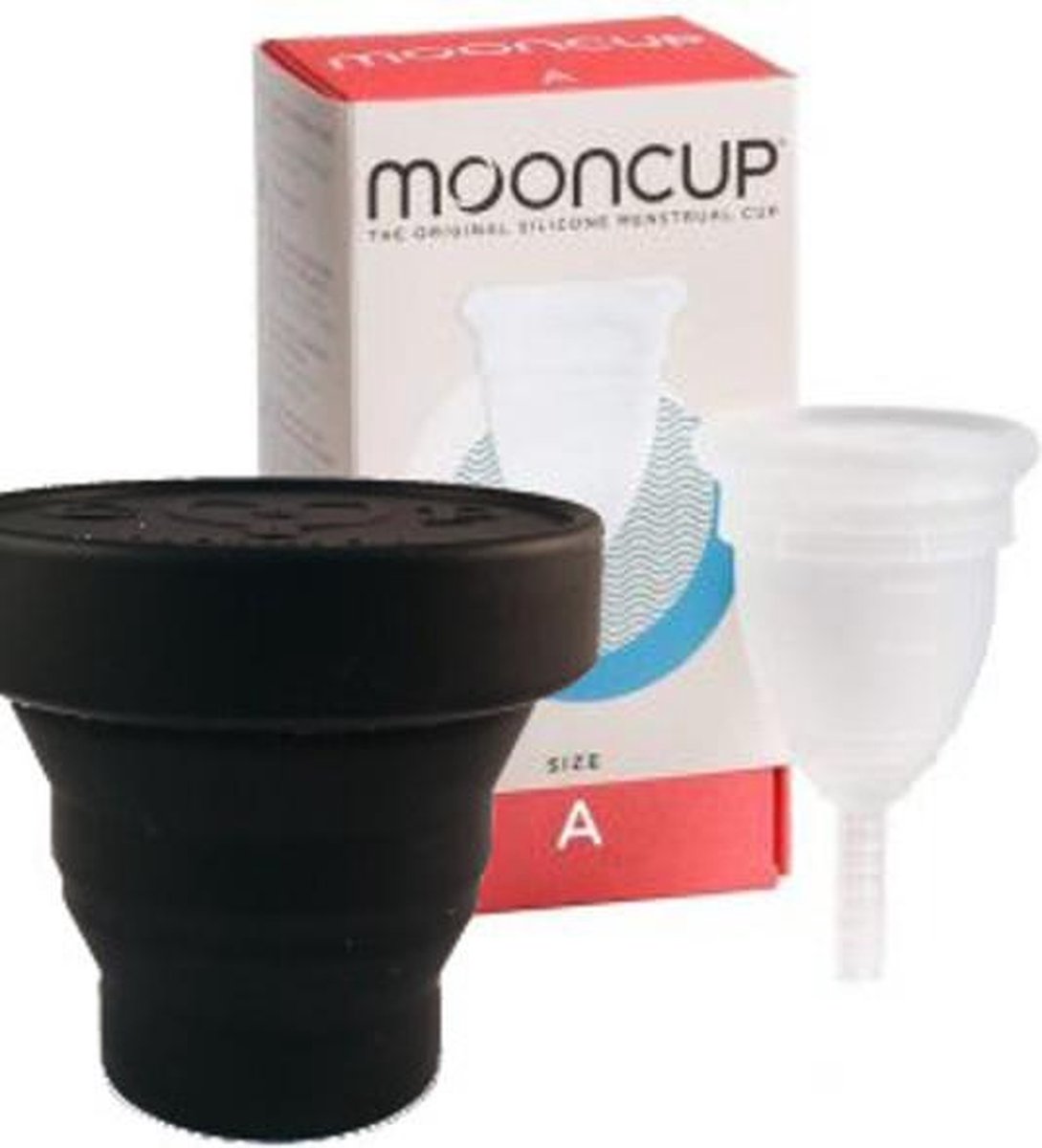 Goedkoopste Mooncup herbruikbare menstruatiecup maat A Sterilisator