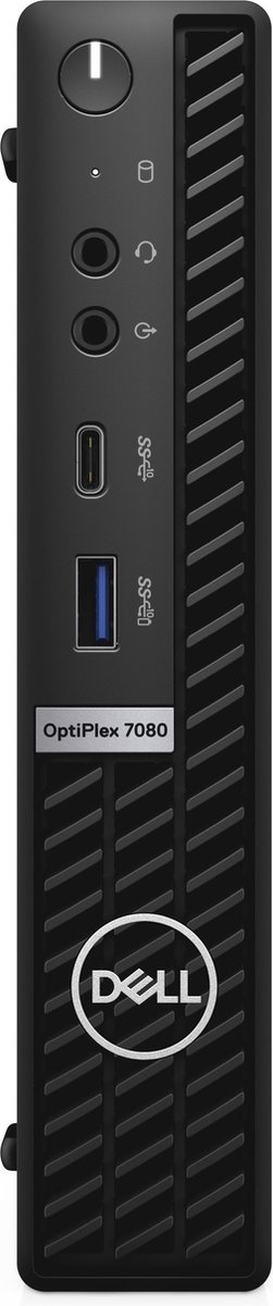 DELL OptiPlex 7080 i5-10500T MFF Intel® Core™ i5 8 GB DDR4-SDRAM 256 GB SSD Windows 10 Pro Mini PC Zwart