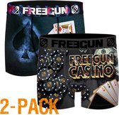 Freegun microvezel | MAAT S | 2-pack heren boxershorts | Casino