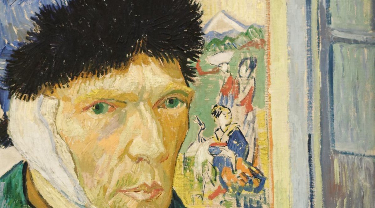 Vincent van Gogh, Autoportrait à l'oreille bandée, 1889 sur toile, 30 X 45  CM | bol.com