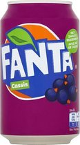 Fanta Cassis Blikjes 33cl Tray 24 Stuks