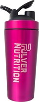 Pulvernutrition RVS Shakebeker - Proteine Shaker - BPA vrij - 700ml/1000ml - Roze - Thermo