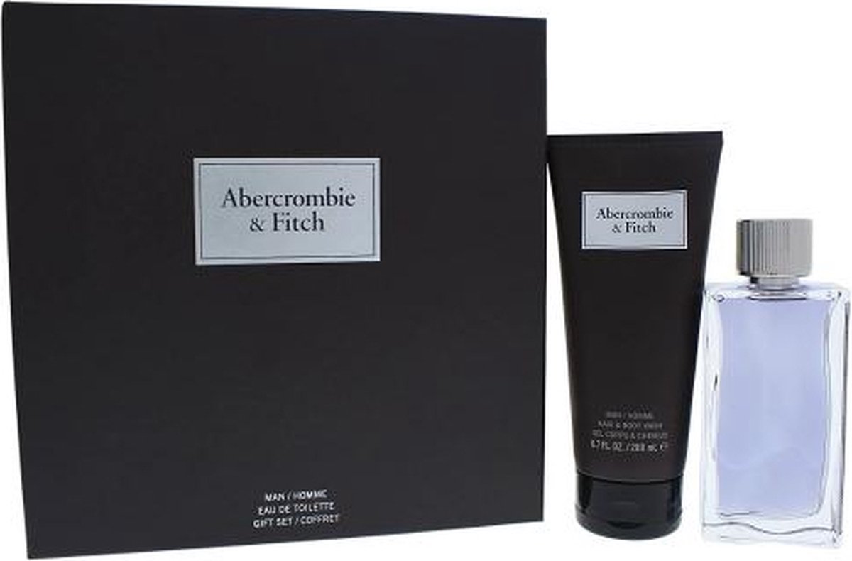 Abercrombie & Fitch First Instinct Gift Set for Him 50ml EDT Spray - 200ml Gel