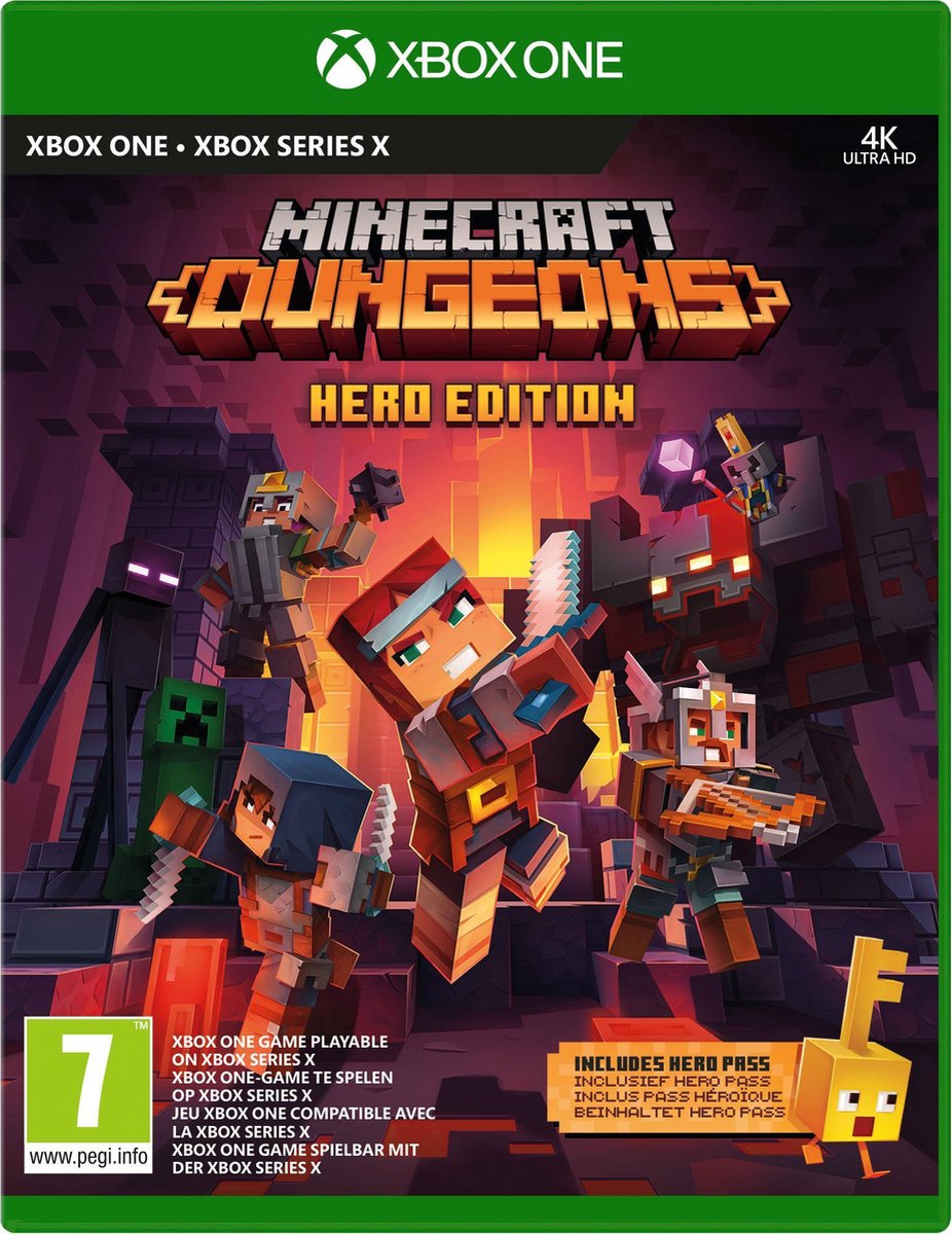 Nintendo Switch Minecraft Dungeons Hero Edition Minecraft Dungeon Hero Edition Nintendo Switch pudełkowa