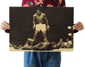 Muhammad Ali Poster - Boksen - Sport Posters - Cassius Clay K.O. vs. Sonny Liston 1965 - Vintage Posters - 35.5 x 51 cm