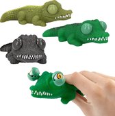 Depesche - Dino World knijpfiguur met pop-up-ogen krokodil