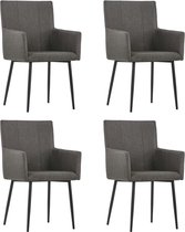 Eetkamerstoelen set 4 stuks (Incl LW anti kras viltjes) - Eetkamer stoelen - Extra stoelen voor huiskamer - Dineerstoelen – Tafelstoelen