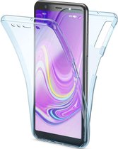 Samsung Galaxy A70 Case - Transparant Siliconen - Voor- en Achterkant - 360 Bescherming - Screen protector hoesje - (0.4mm)