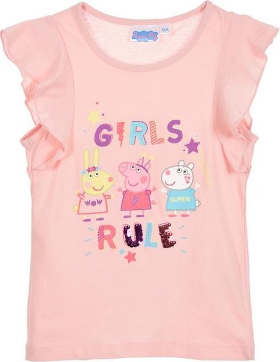 T-shirt Peppa Pig T-shirt Filles Nickelodeon Taille 116