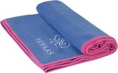 Yoga Handdoek 100% Microfiber, Anti Slip | 183x61cm | Blauw