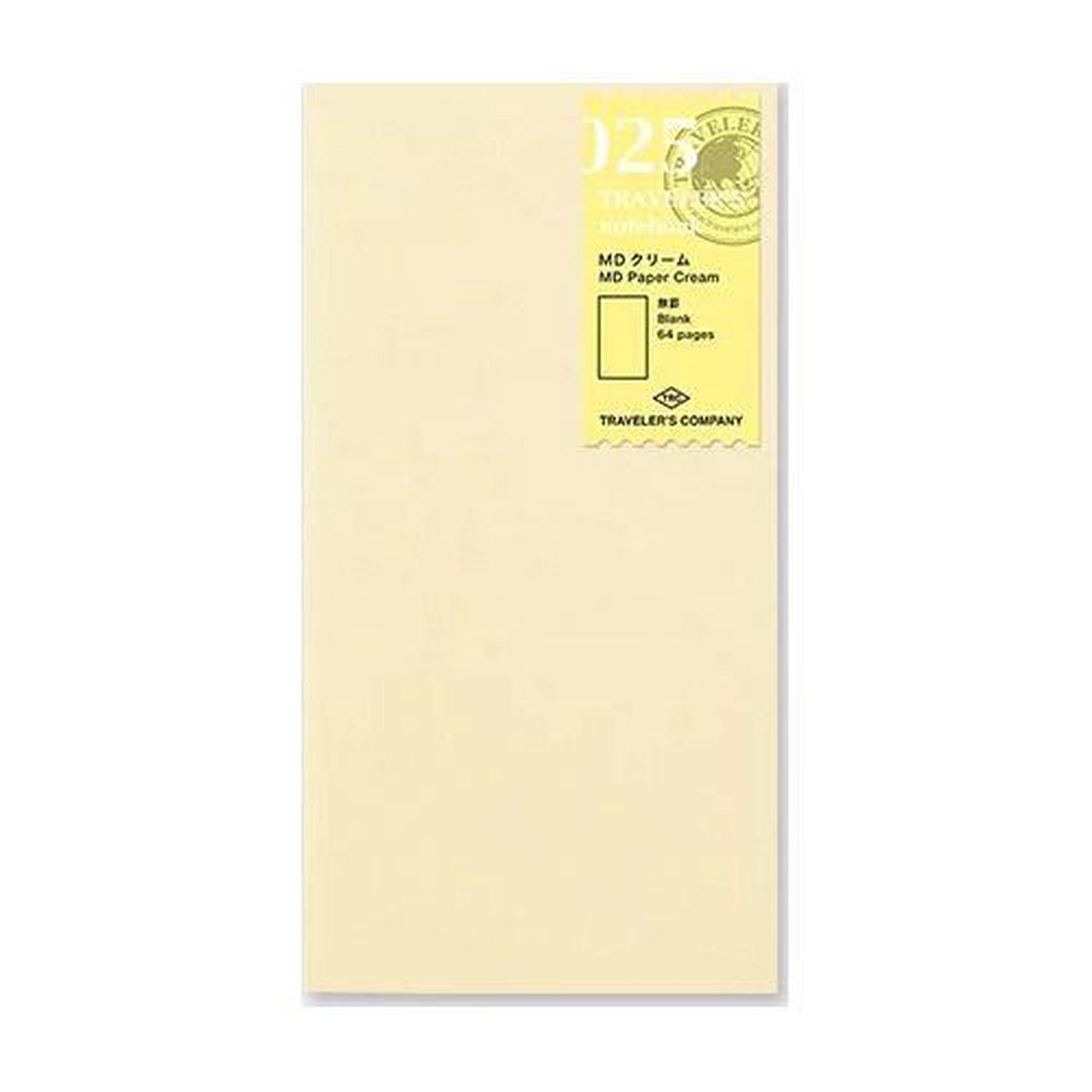 TRAVELER`S notebook Refill 025 - Paper Cream